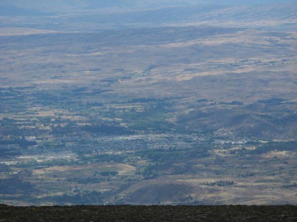 View of Alexandra from the Old Man Range