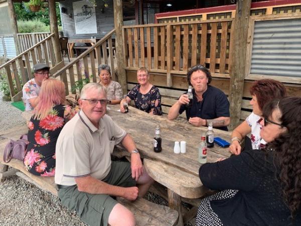 David, Yvonne, Chris (Bus Driver),Louise, Heather, Steve, Margaret and Suzanne