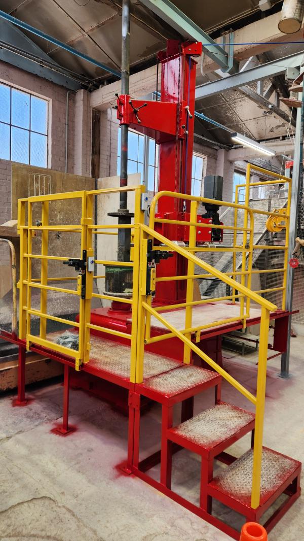 Looking resplendent in it's new colour scheme