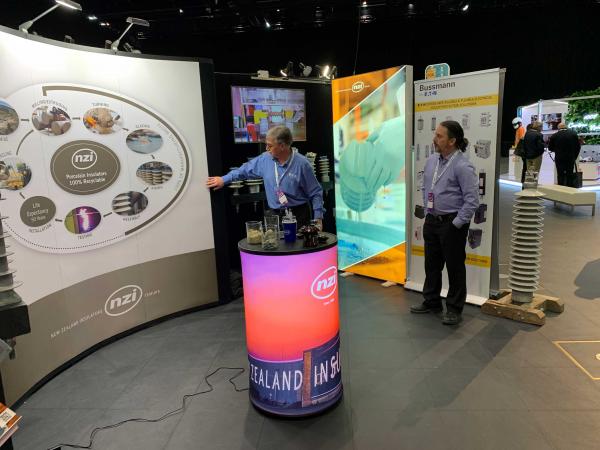 Eaton Represenatives Phil Del Favero (Sales Manager Power Distribution NZ) and Maia Kawana (National Channel Manager Power Distribution NZ) Eaton Represenatives Phil Del Favero (Sales Manager Power Distribution NZ) and Maia Kawana (National Channel Manager Power Distribution NZ)