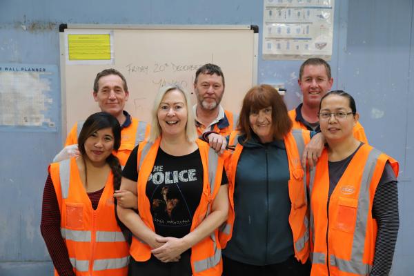 Garry V,Warren, Darren, Maureen, Debbie,Robin G and Sheryl