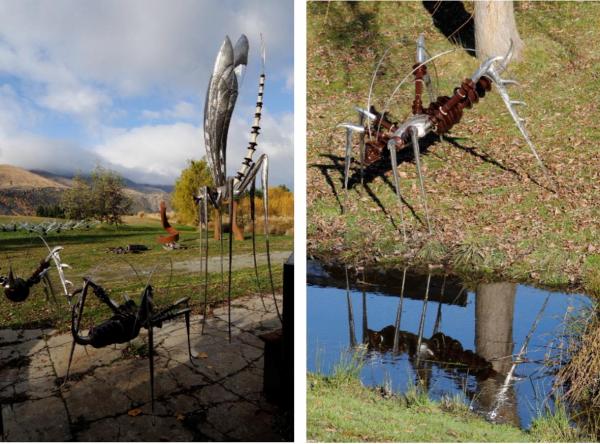 Sculptures by Mark Hill (www.markhill.co.nz). Using NZI Insulators