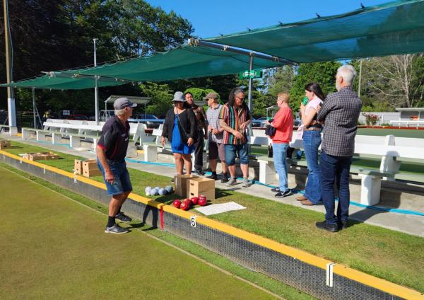 Lining up for the first game