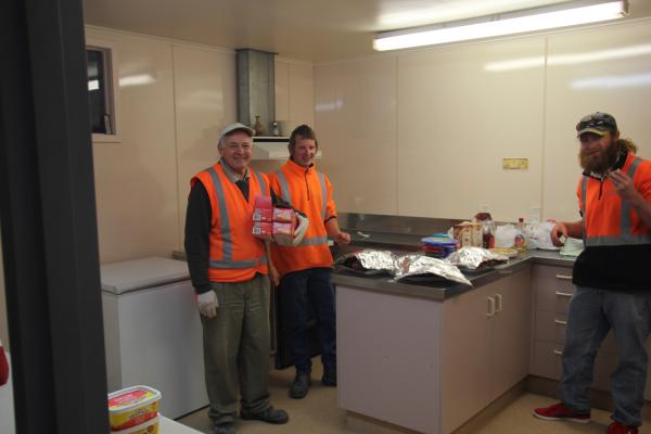 Staff Quarterly Barbeque - John, Brendon and Brian S