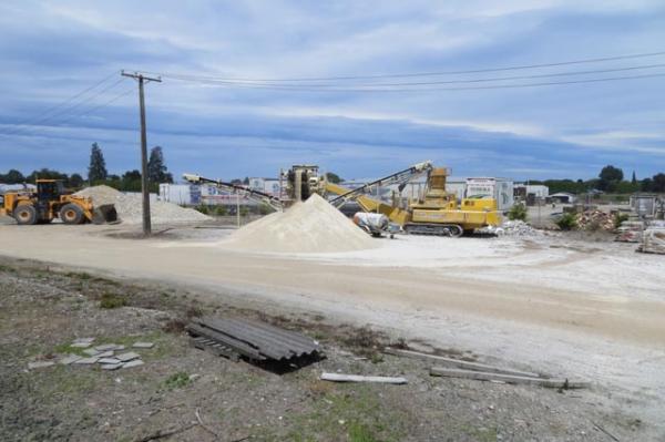 This pile is then moved to the production area